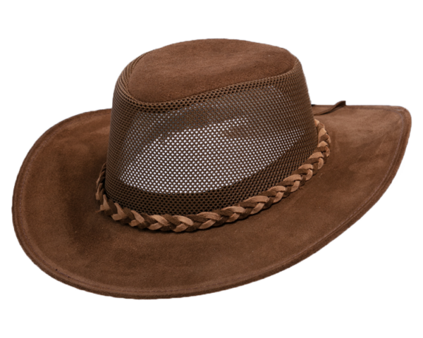 Suede Leather Outdoor Hat