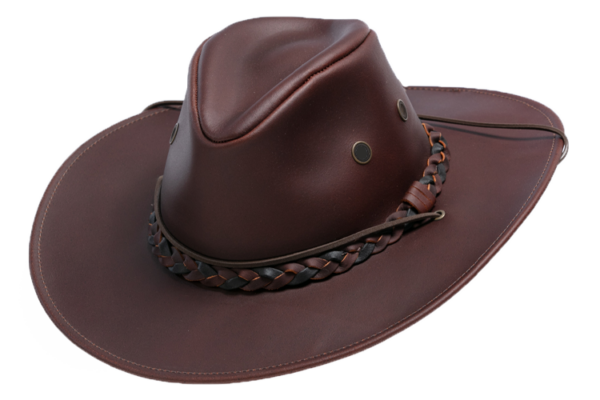 American Made Leather Hiker Hat