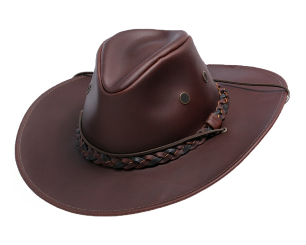 American Made Leather Hiker Hat