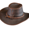 Leather Coyote Peterson Hat