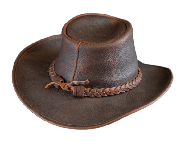 Leather Coyote Peterson Hat