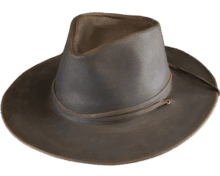 American Made Henschel Leather Hat