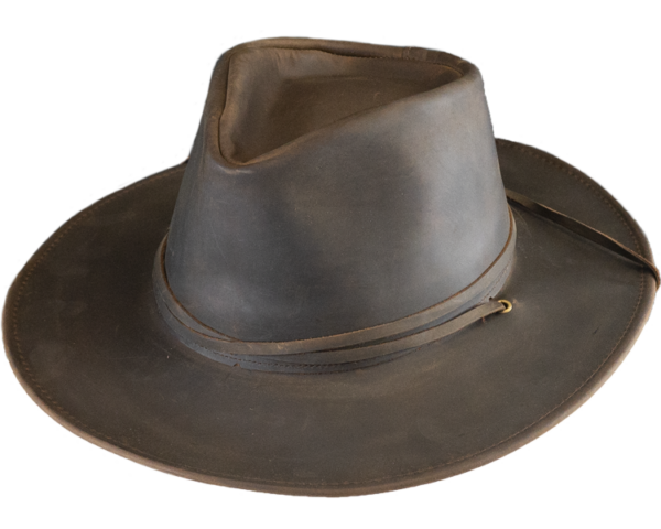 American Made Henschel Leather Hat