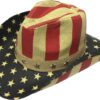 American Flag Straw Hat