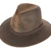 Ruston Distressed Waxed Cotton Safari Hat