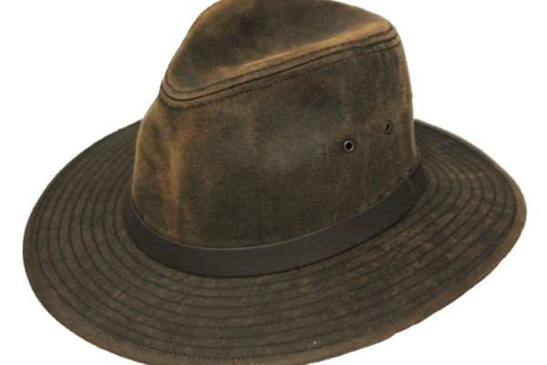 Waxed Cotton Safari Outdoor Hat