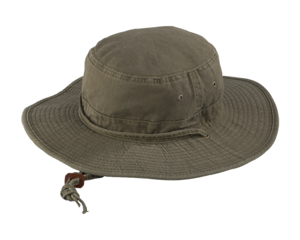 Wide Brimmed Washed Cotton Bucket Hat