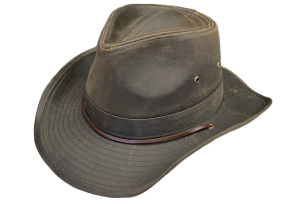 Waxed Cotton Outdoor Western Hat