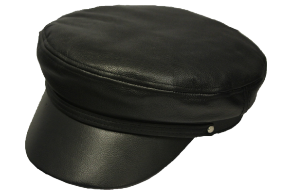 Smooth Leather Brando Cap