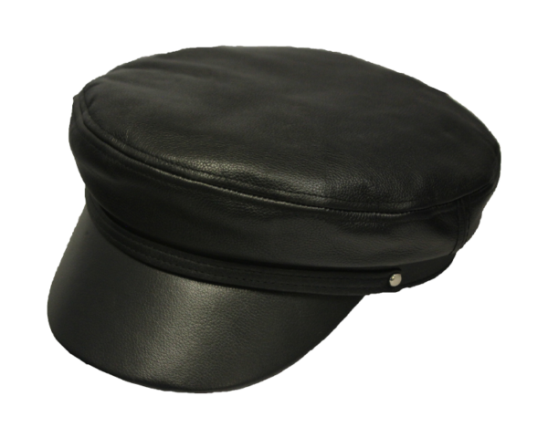 Smooth Leather Brando Cap