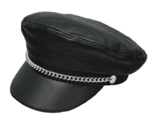 Henschel Leather Brando Cap