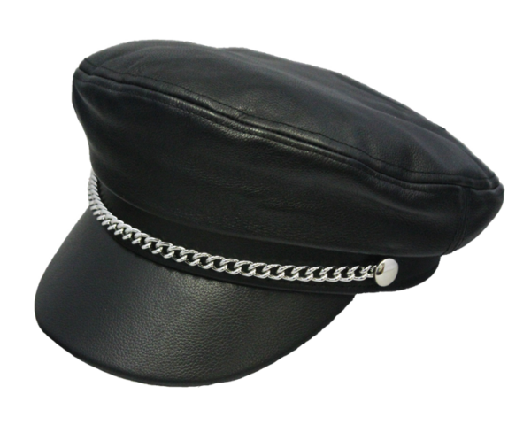 Henschel Leather Brando Cap