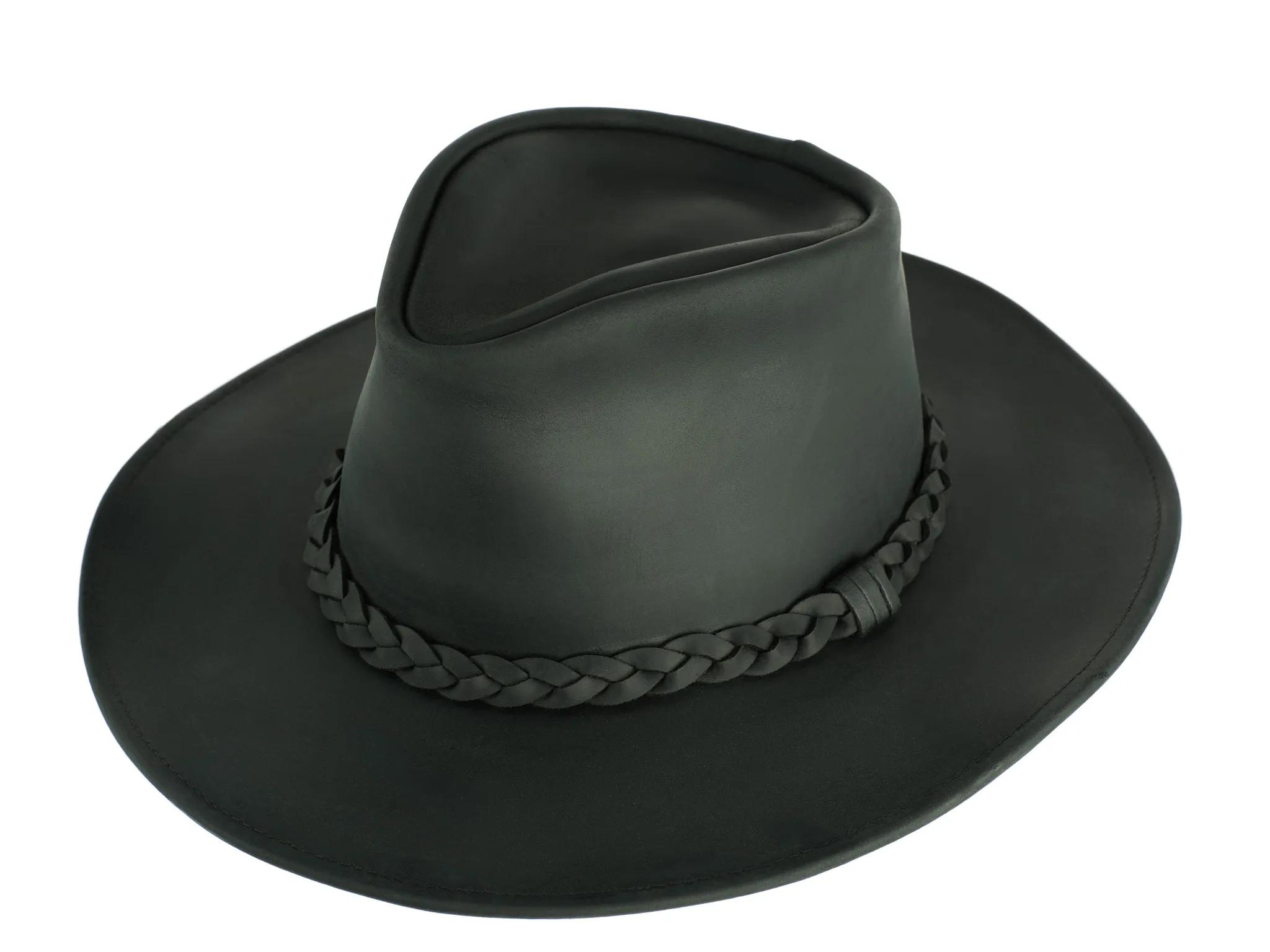 Stark Leather Australian Hat - Henschel Hats