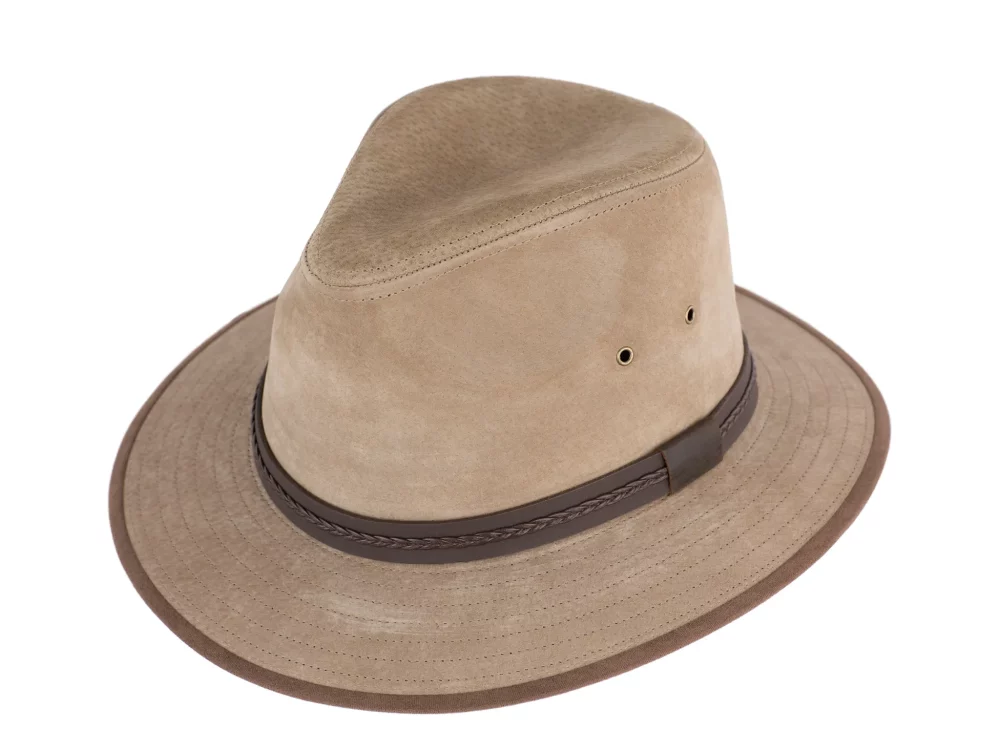 Roosevelt Leather Safari Hat - Henschel Hats